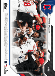 2026 Topps Now Travis Bazzana #462 Gold Foil /50 2 Run Blast Delivers First Career Walk Off Home Run Cleveland Guardians Rookie RC Baseball Card (ONLINE ORDER ONLY)