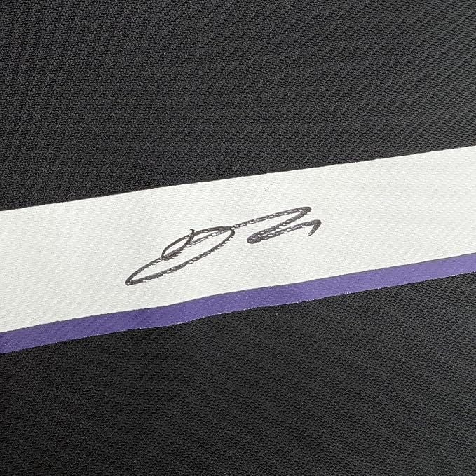 Framed Autographed/Signed Devin Booker 35x39 Phoenix Suns Black Authentic Basketball Jersey JSA COA (ONLINE ORDER ONLY)
