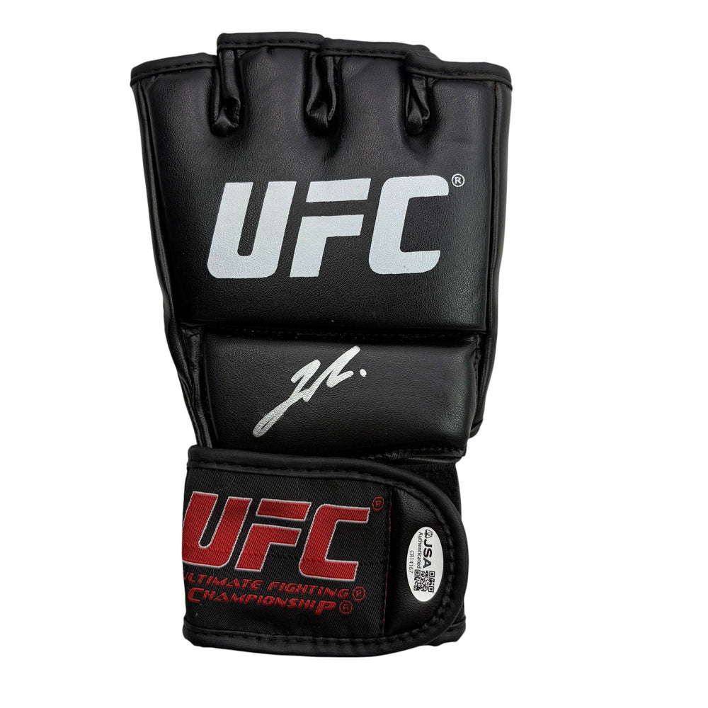 Autographed/Signed Joshua Van UFC MMA Ultimate Fighting Black Glove JSA COA (ONLINE ORDER ONLY)