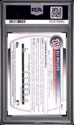 Graded 2025 Topps Bowman Draft Eli Willits #BD1 Rookie RC Baseball Card PSA 10 Gem Mint (ONLINE ORDER ONLY)