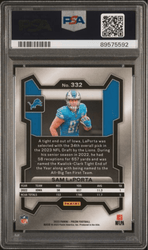 Graded 2023 Panini Prizm Sam LaPorta #332 Rookie RC Football Card PSA 10 Gem Mint (ONLINE ORDER ONLY)