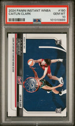 Graded 2024 Panini Instant WNBA Caitlin Clark #180 Rookie RC Basketball Card PSA 10 Gem Mint (ONLINE ORDER ONLY)