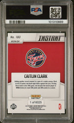 Graded 2024 Panini Instant WNBA Caitlin Clark #180 Rookie RC Basketball Card PSA 10 Gem Mint (ONLINE ORDER ONLY)
