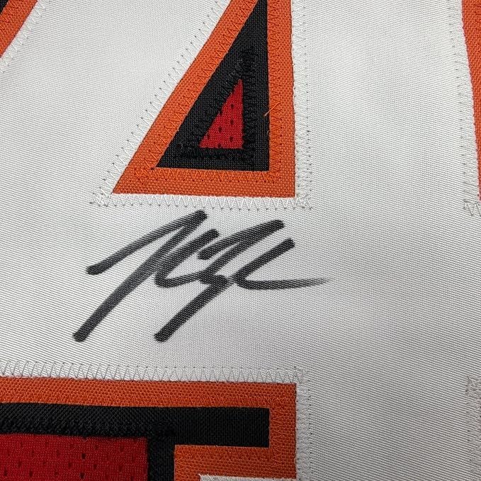 Framed Autographed/Signed John Lynch 35x39 Tampa Bay Red Football Jersey Beckett BAS COA (ONLINE ORDER ONLY)
