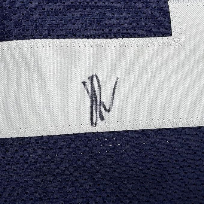 Framed Autographed/Signed Jaylen Reed 35x39 Penn State Blue College Football Jersey JSA COA (ONLINE ORDER ONLY)