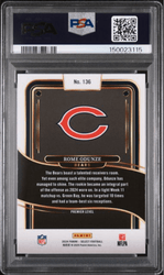 Graded 2024 Panini Select Rome Odunze #136 Rookie RC Football Card PSA 10 Gem Mint (ONLINE ORDER ONLY)