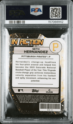 Graded 2025 Topps Bowman Draft Seth Hernandez #BIA21 Bowman in Action Rookie RC Baseball Card PSA 10 Gem Mint (ONLINE ORDER ONLY)