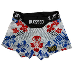 Autographed/Signed Max Holloway UFC MMA Trunks Shorts Ultimate Fighting JSA COA