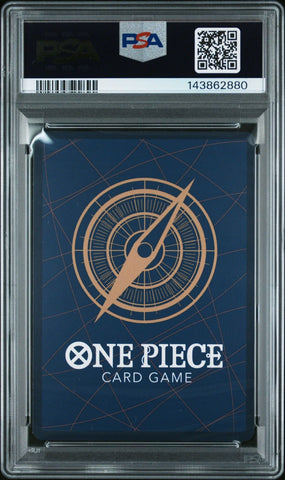 Graded 2025 One Piece Stussy #110 OP13 EN Trading Card Game PSA 10 Gem Mint (ONLINE ORDER ONLY)