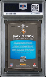 Graded 2017 Panini Donruss Optic Dalvin Cook #193 Red/Yellow Rookie RC Football Card PSA 10 Gem Mint (ONLINE ORDER ONLY)