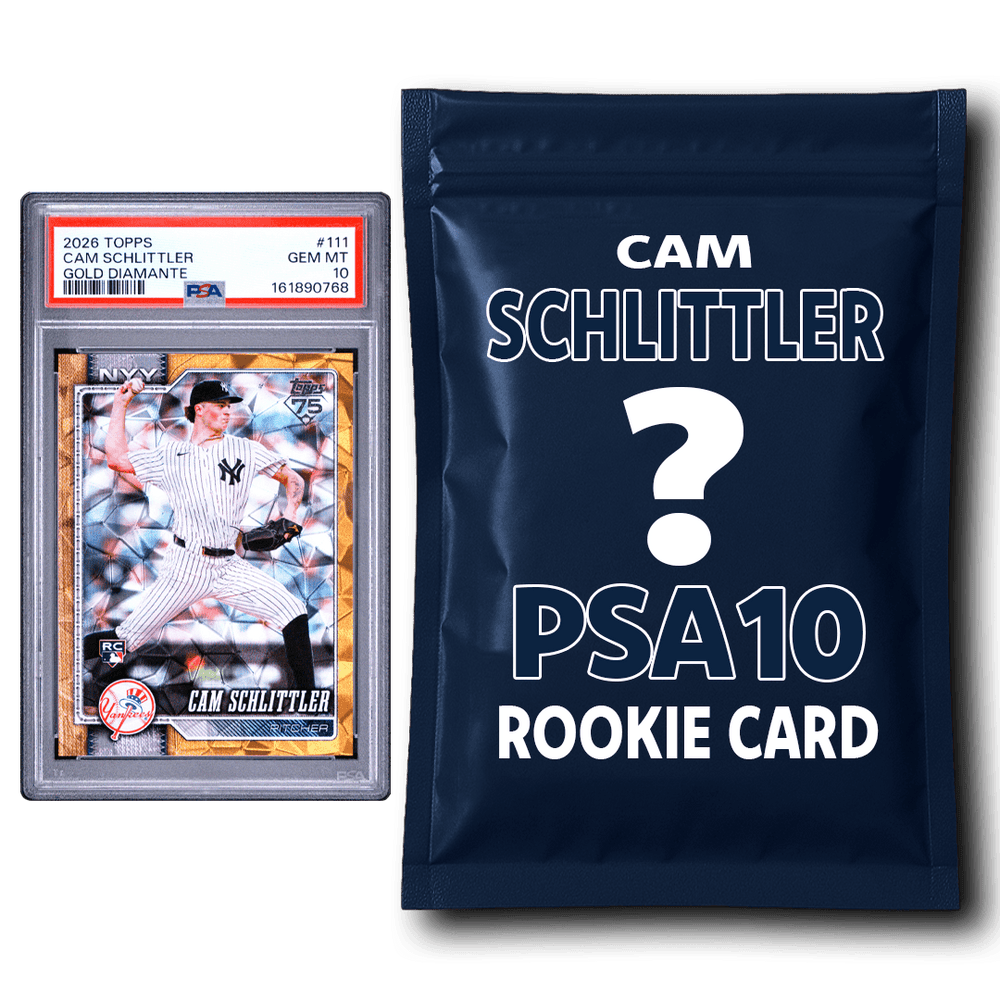 Cam Schlittler PSA 10 Graded Rookie Baseball Card Mystery Pack (ONLINE ORDER ONLY)