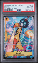 Graded 2026 One Piece Brook #011 ST29 Egghead Trading Card Game PSA 10 Gem Mint (ONLINE ORDER ONLY)