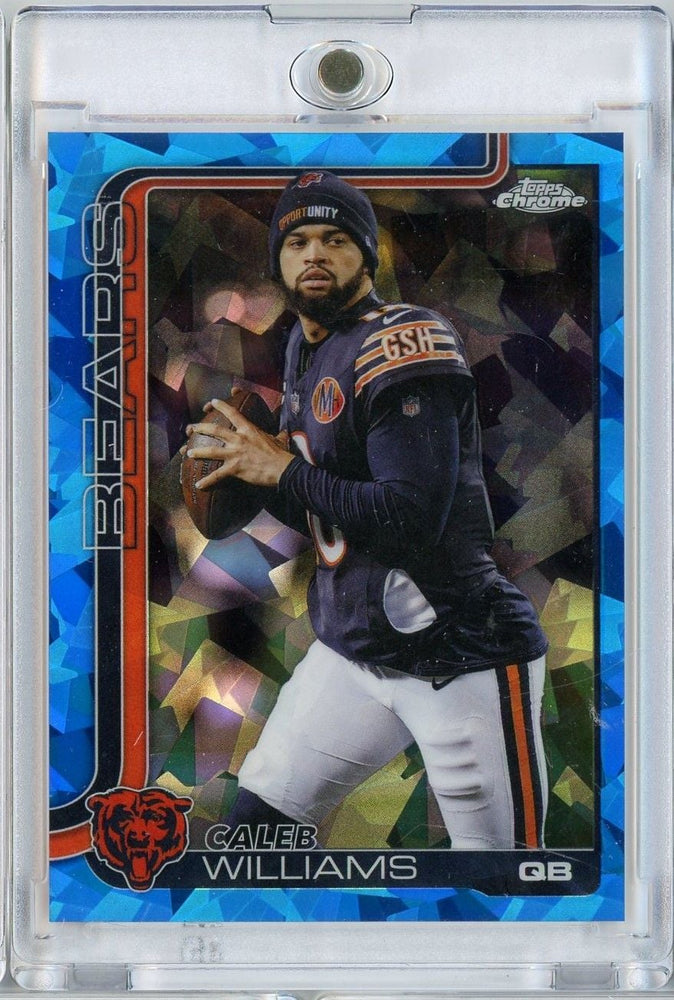 2025 Topps Chrome Sapphire Caleb Williams #52 Image Variation 2nd Year Football Card (ONLINE ORDER ONLY)
