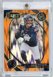 2024 Panini Select Caleb Williams #216 Orange Shock /399 Rookie RC Football Card (ONLINE ORDER ONLY)