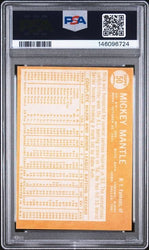 Graded 1964 Topps Mickey Mantle #50 Baseball Card PSA 2 Good (ONLINE ORDER ONLY)