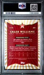 Graded 2024 Topps Finest Football Caleb Williams #PCW Prodigies Autograph Rookie RC Football Card PSA 10 Gem Mint (ONLINE ORDER ONLY)