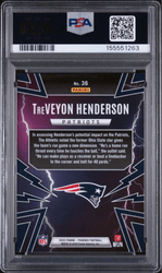 Graded 2025 Panini Phoenix TreVeyon Henderson #36 Thunderbirds Rookie RC Football Card PSA 10 Gem Mint (ONLINE ORDER ONLY)