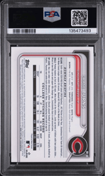 Graded 2024 Topps Bowman Draft Chase Burns #BD55 Rookie RC Baseball Card PSA 9 Mint (ONLINE ORDER ONLY)