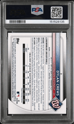 Graded 2025 Topps Bowman Chrome Mega Box Dylan Crews #3 Aqua Refractor /299 Rookie RC Baseball Card PSA 10 Gem Mint (ONLINE ORDER ONLY)