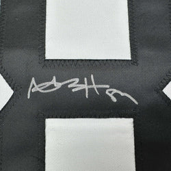 Framed Autographed/Signed Antonio Brown 35x39 Pittsburgh Bumble Bee Football Jersey JSA COA