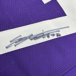Framed Autographed/Signed Everson Griffen 35x39 Minnesota Purple Football Jersey JSA COA