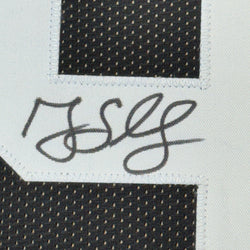 Framed Autographed/Signed Greg Lloyd 35x39 Pittsburgh Black Football Jersey Beckett BAS COA