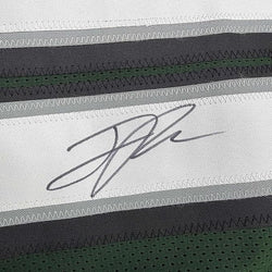 Framed Autographed/Signed Jaelan Phillips 35x39 Philadelphia Midnight Green Football Jersey PSA/DNA COA