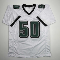Autographed/Signed Jaelan Phillips Philadelphia White Football Jersey PSA/DNA COA