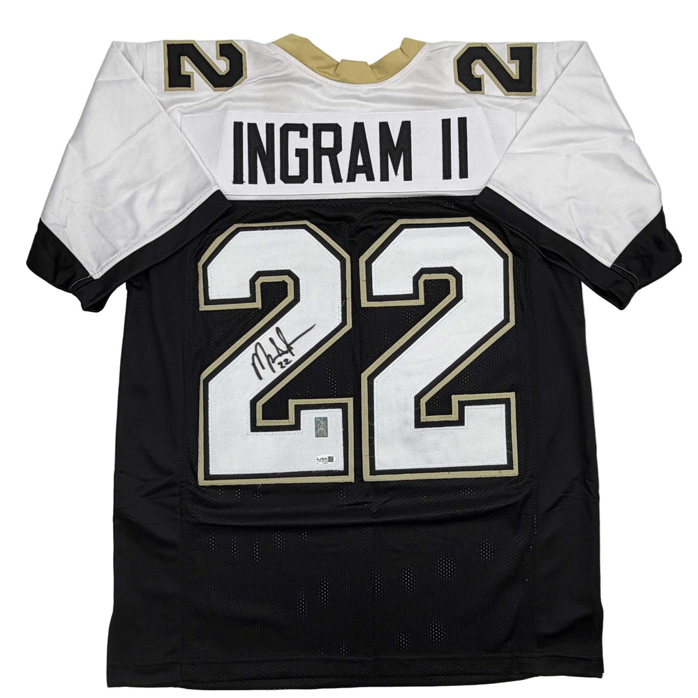 Autographed/Signed Mark Ingram II New Orleans Black Alternate Football Jersey JSA COA