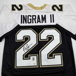 Autographed/Signed Mark Ingram II New Orleans Black Alternate Football Jersey JSA COA