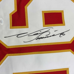 Autographed/Signed Neil Smith Kansas City Red Football Jersey JSA COA