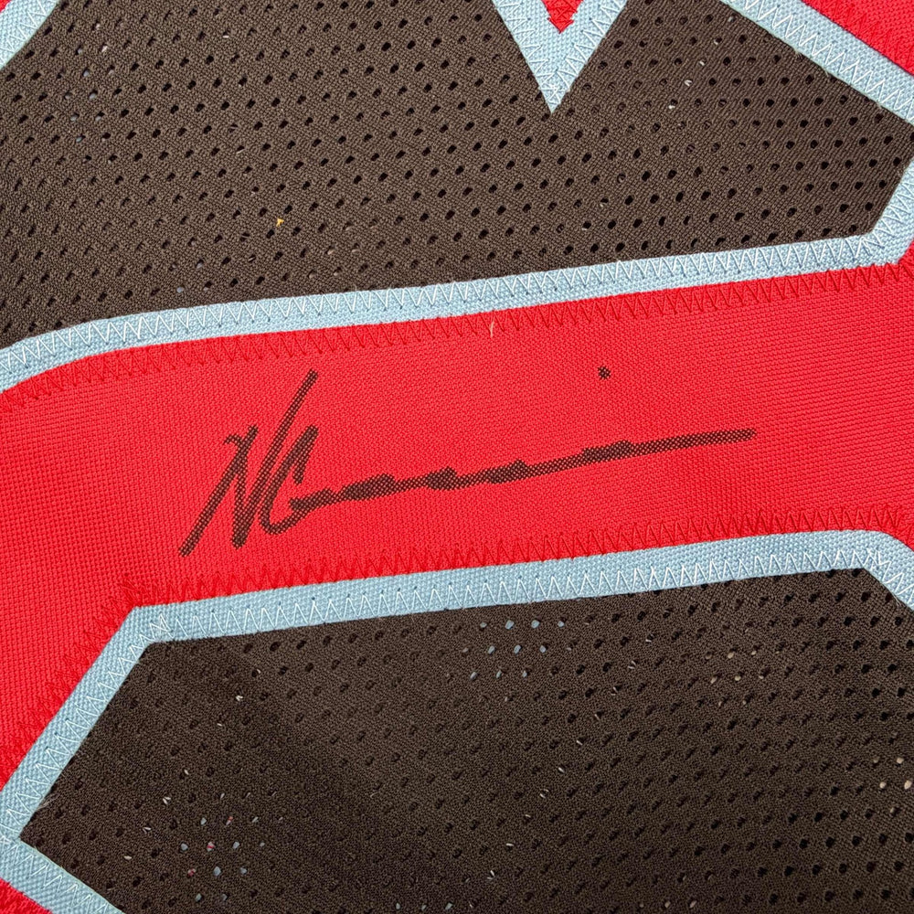 Autographed/Signed Nico Collins Houston H-Town Black Football Jersey JSA COA