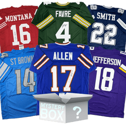 Random Autographed/Signed Football Jersey Mystery Box with PSA JSA or Beckett COA (ONLINE ORDER ONLY)