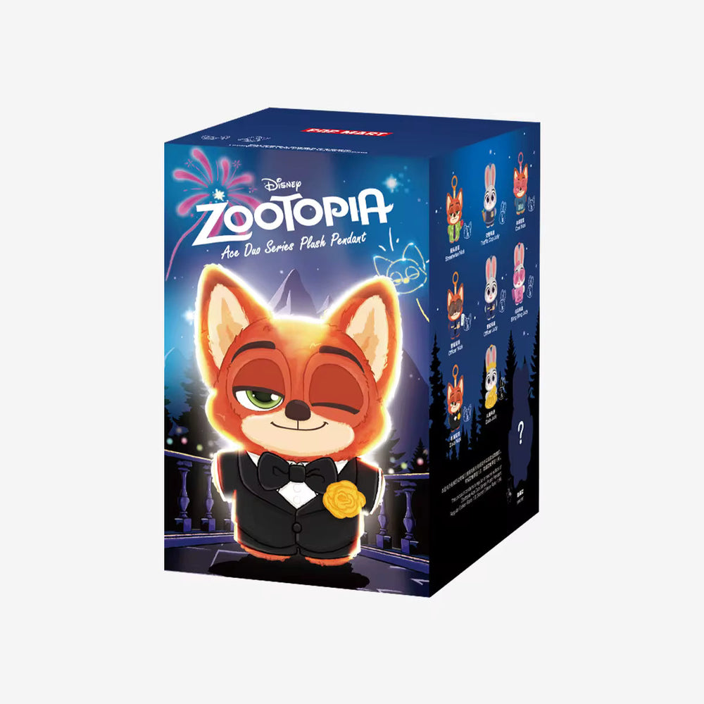 POP MART Zootopia Ace Duo Plush Pendant Blind Box (ONLINE ORDER ONLY)
