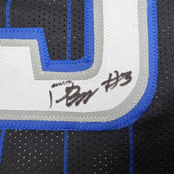 Framed Autographed/Signed Desmond Bane 35x39 Orlando Black Pinstripe Basketball Jersey Beckett BAS COA (ONLINE ORDER ONLY)