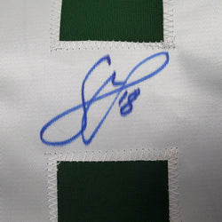 Autographed/Signed Sam Steel Dallas Green Hockey Jersey Beckett BAS COA (ONLINE ORDER ONLY)
