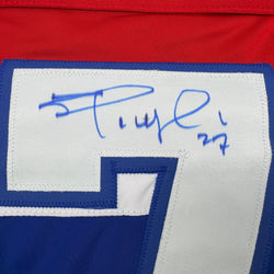 Autographed/Signed Shayne Corson Montreal Red Hockey Jersey Beckett BAS COA (ONLINE ORDER ONLY)