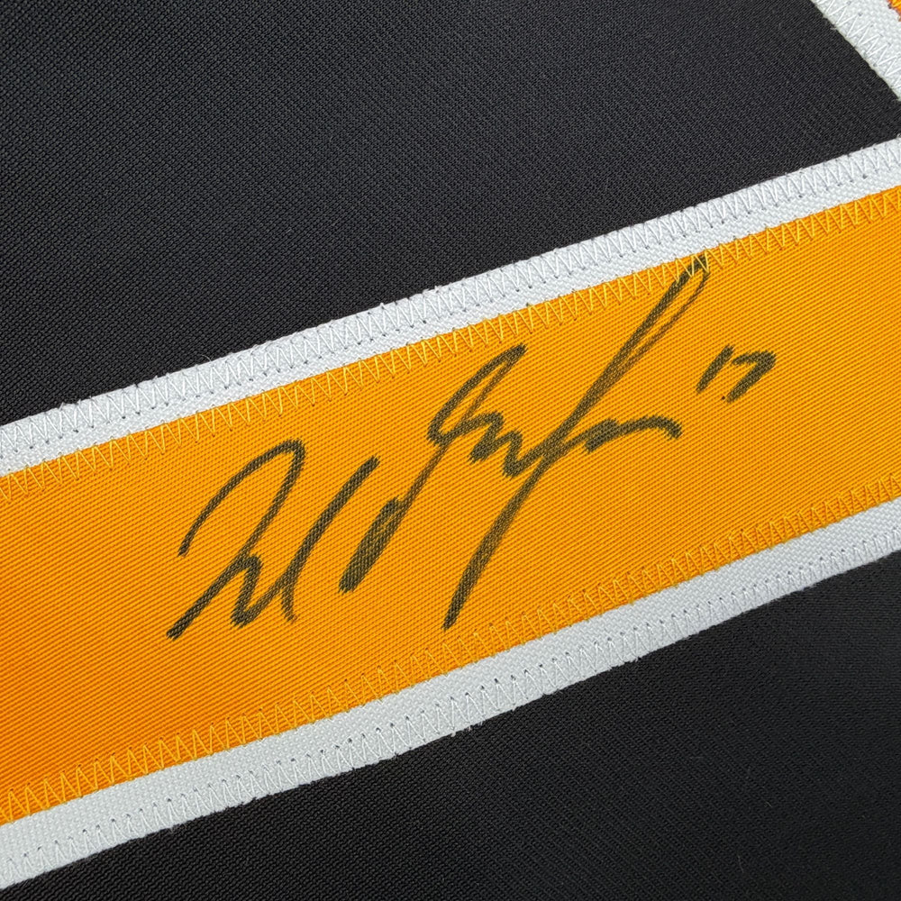 Autographed/Signed Milan Lucic Boston Black Hockey Jersey Beckett BAS COA (ONLINE ORDER ONLY)