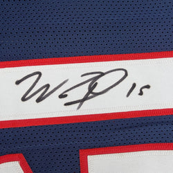 Autographed/Signed Will Fuller Houston Blue Football Jersey JSA COA (ONLINE ORDER ONLY)