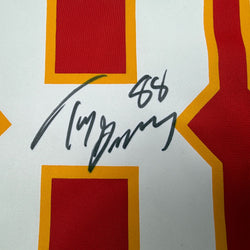 Autographed/Signed Tony Gonzalez Kansas City Chiefs Authentic Nike Red Football Jersey Beckett BAS COA (ONLINE ORDER ONLY)