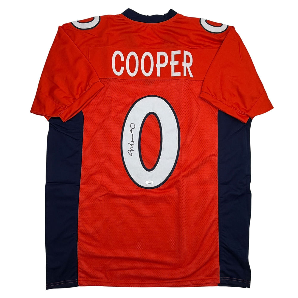 Autographed/Signed Jonathon Cooper Denver Orange Football Jersey JSA COA (ONLINE ORDER ONLY)