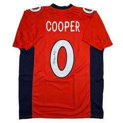 Autographed/Signed Jonathon Cooper Denver Orange Football Jersey JSA COA (ONLINE ORDER ONLY)