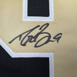 Autographed/Signed Drew Brees New Orleans Black Pro Cut Football Jersey Beckett BAS COA (ONLINE ORDER ONLY)