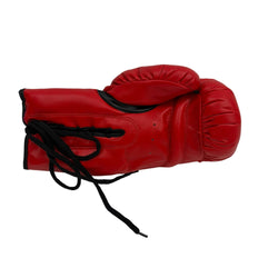 Autographed/Signed James Buster Douglas Red Everlast Boxing Glove JSA COA (ONLINE ORDER ONLY)