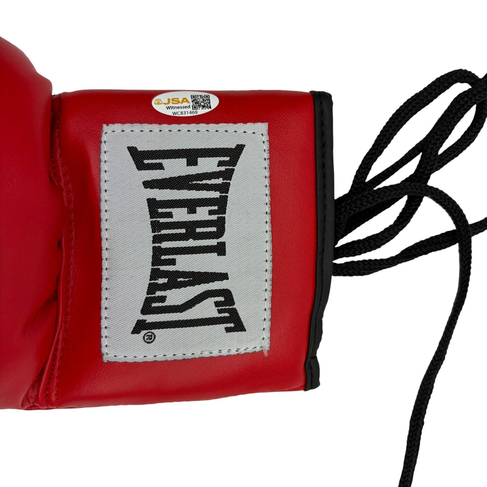 Autographed/Signed Winky Wright HOF 18 Red Everlast Boxing Glove JSA COA (ONLINE ORDER ONLY)
