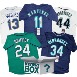 Autographed/Signed Seattle Baseball Jersey Mystery Box with PSA JSA or Beckett COA