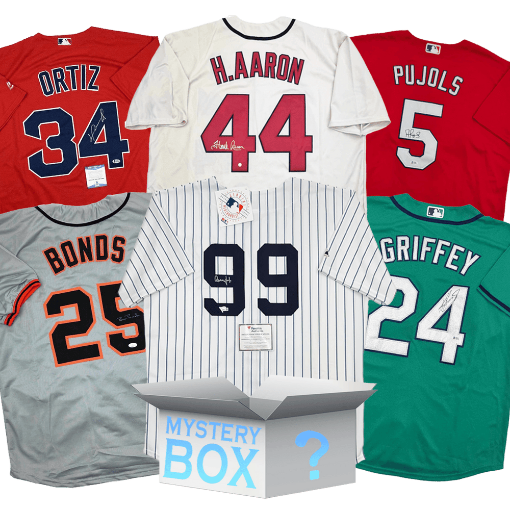Random Autographed/Signed Baseball Jersey Mystery Box with PSA JSA or Beckett COA (ONLINE ORDER ONLY)