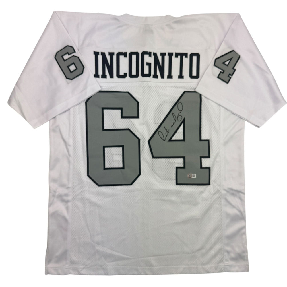 Autographed/Signed Richie Incognito Las Vegas Oakland Color Rush Football Jersey Beckett BAS COA (ONLINE ORDER ONLY)