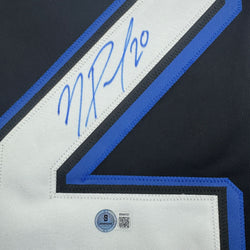 Autographed/Signed Nick Paul Tampa Bay Black Hockey Jersey Beckett BAS COA (ONLINE ORDER ONLY)