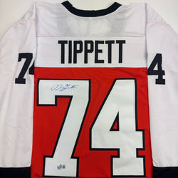 Autographed/Signed Owen Tippett Philadelphia Orange Hockey Jersey Beckett BAS COA (ONLINE ORDER ONLY)